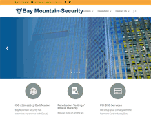 Tablet Screenshot of baymountainsecurity.com